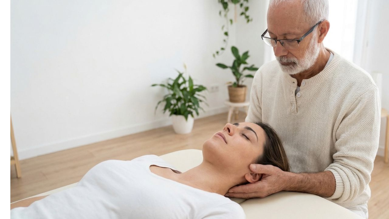 Sesión presencial de Terapia Craneosacral con Javier de María en Elche